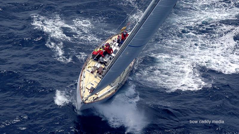 Kialoa II out in the ocean where she belongs.. photo copyright Bow Caddy Media taken at Cruising Yacht Club of Australia and featuring the Classic Yachts class