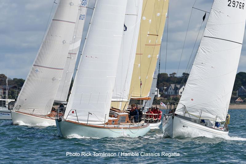 2023 Hamble Classics Regatta photo copyright Rick Tomlinson / Hamble Classics Regatta taken at Hamble River Sailing Club and featuring the Classic Yachts class