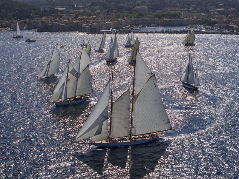 Les Voiles de Saint-Tropez photo copyright Gilles Martin-Raget / www.martin-raget.com taken at Société Nautique de Saint-Tropez and featuring the Classic Yachts class