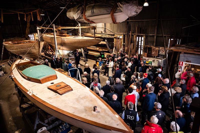 CYAA 2023 Cup Regatta launch photo copyright www.patchclapp.com taken at  and featuring the Classic Yachts class
