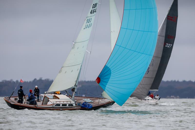 Chameleon - 42nd Hamble Winter Series - Week 7 photo copyright Paul Wyeth / www.pwpictures.com taken at Hamble River Sailing Club and featuring the Classic Yachts class