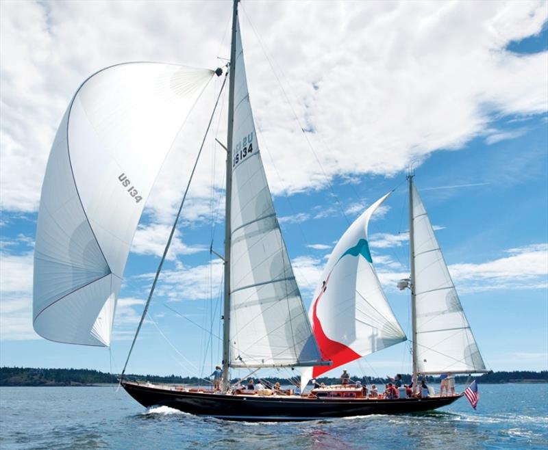 S&S 74' yawl Bolaro (1949) returns to compete this year after many years absence - Antigua Classic Yacht Regatta photo copyright Antigua Classic Yacht Regatta taken at Antigua Yacht Club and featuring the Classic Yachts class