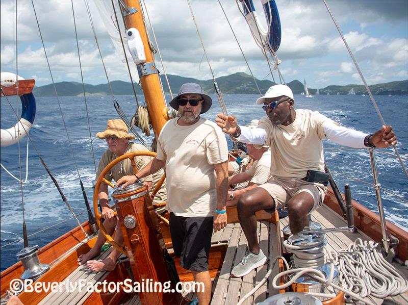 86' Marconi yawl Nordwind (1939) was overall winner of the Concours D'Elegance - Antigua Classic Yacht Regatta - photo © Beverly Factor Sailing