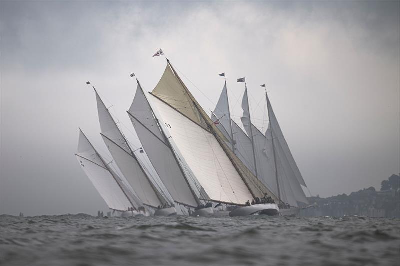 Richard Mille Cup 2023 photo copyright Ewan Lebourdais taken at Royal Cornwall Yacht Club and featuring the Classic Yachts class