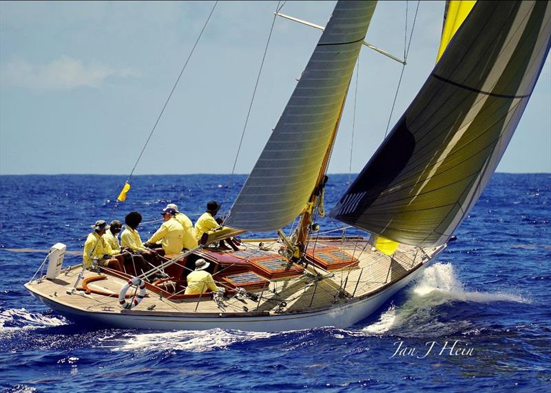 Freya, 47' Bill Dixon sloop came first in the Spirit of Tradition class - 2025 Antigua Classic Yacht Regatta - photo © Jan J Hein