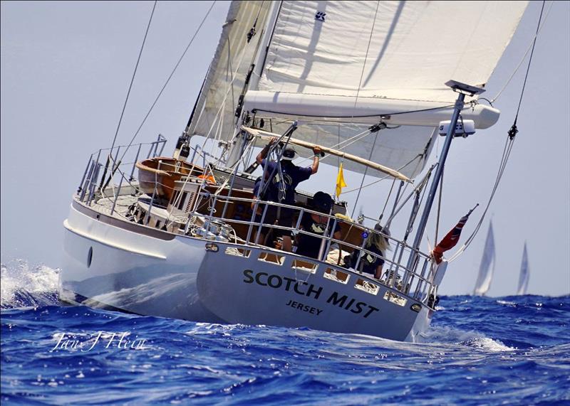 Scotch Mist won first in Concours d'Elegance Spirit of Tradition Owner Maintained class - 2025 Antigua Classic Yacht Regatta - photo © Jan J Hein