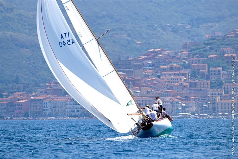 Crivizza - Argentario Sailing Week 2025 day 1 photo copyright Marco Solari taken at Yacht Club Santo Stefano and featuring the Classic Yachts class