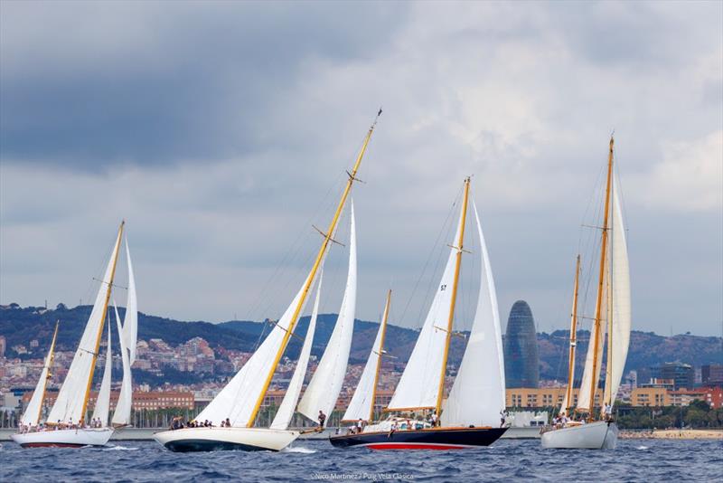 18th Puig Vela Clàssica Barcelona photo copyright Nico Martinez / www.MartinezStudio.es taken at Real Club Nautico de Barcelona and featuring the Classic Yachts class