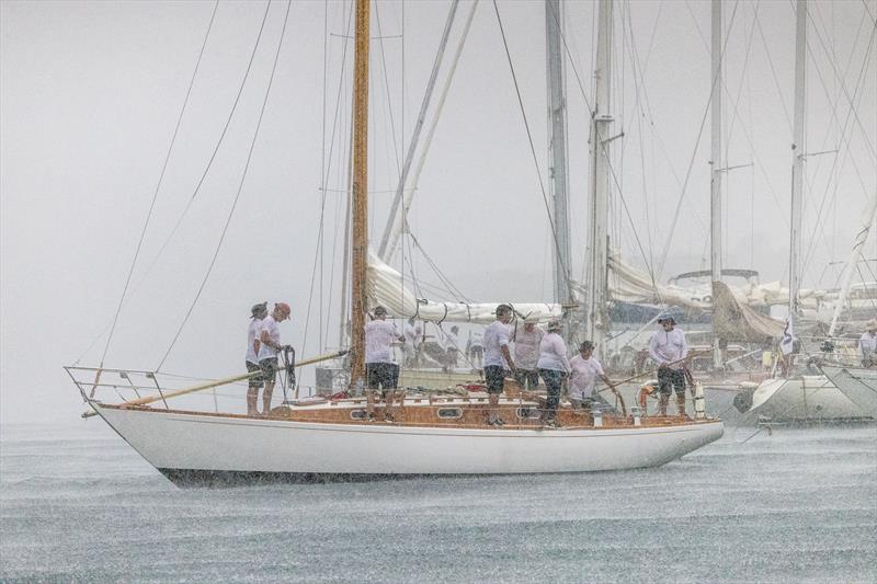 XXI Copa del Rey of Vintage Yachts of Vintage Yachts Day 2 - during the storm - photo © SailingShots by María Muiña