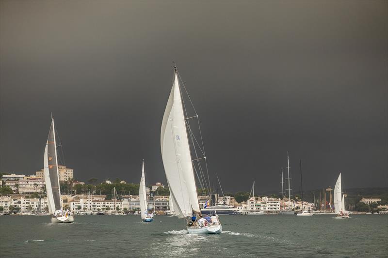 XXI Copa del Rey of Vintage Yachts of Vintage Yachts Day 2 - during the storm - photo © SailingShots by María Muiña
