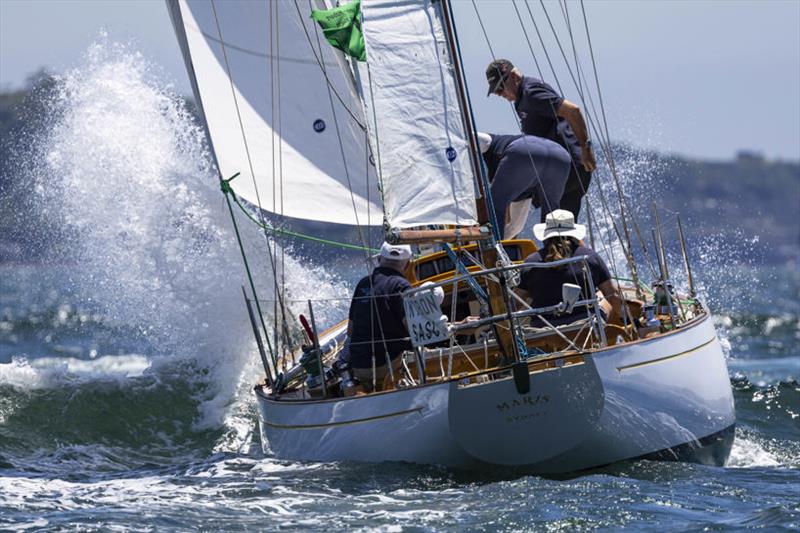 Maris racing in the Club Marine Sydney Hobart Classic Yacht Regatta photo copyright CYCA / Andrea Francolini taken at Cruising Yacht Club of Australia and featuring the Classic Yachts class