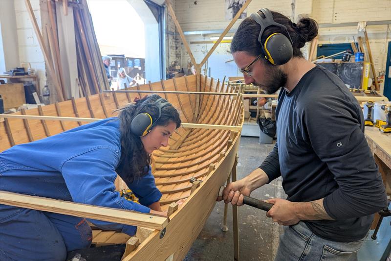 Training at the Boat Building Academy in the UK - photo © BBA