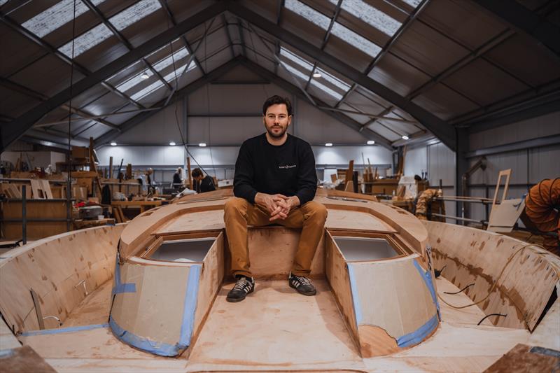 Brenden George from Toronto took the Youth Mobility Scheme route to train at the Boat Building Academy in the UK photo copyright Volano Media taken at  and featuring the Classic Yachts class