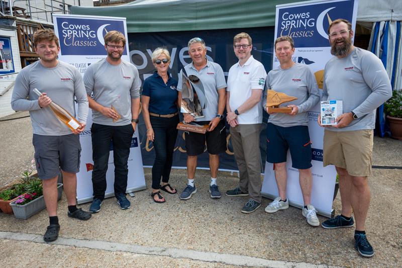 Overall winner, Whooper - Cowes Spring Classics 2026 photo copyright Chris Brown / www.chrisbrownphotography.co.uk taken at Cowes Corinthian Yacht Club and featuring the Classic Yachts class