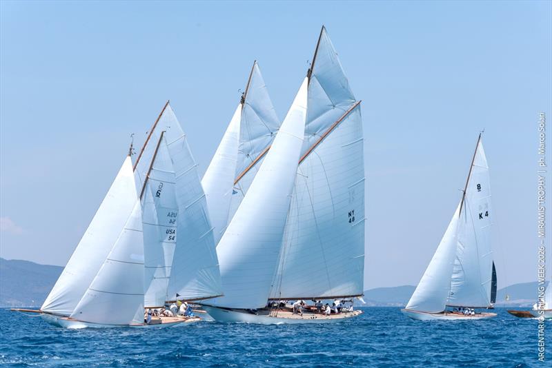 25th Argentario Sailing Week - Miramis Trophy 2026 Day 4 photo copyright Marco Solari taken at Yacht Club Santo Stefano and featuring the Classic Yachts class
