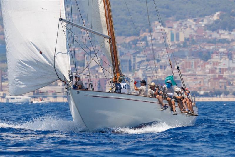 Yanira - 19th Puig Vela Clàssica Barcelona photo copyright Nico Martínez taken at Real Club Nautico de Barcelona and featuring the Classic Yachts class