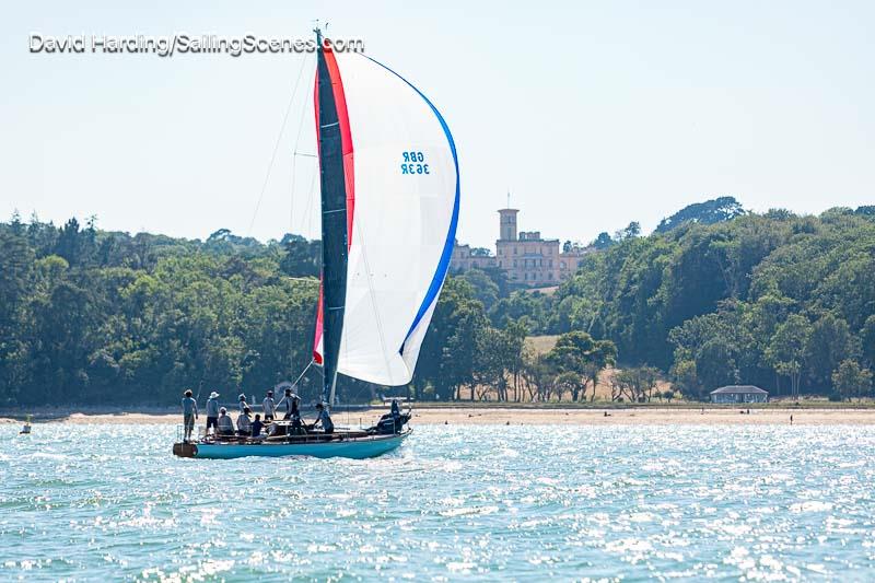 Whooper, Laurent Giles one-off - Round the Island Race 2026 photo copyright David Harding / www.sailingscenes.com taken at Island Sailing Club, Cowes and featuring the Classic Yachts class