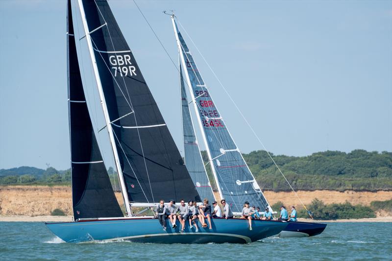 The Anthony family's Spirit Yachts 46 Dido with Andrew Haining's Spirit Vesper 1 - British Classic Week day 1 - photo © Chris Brown / www.chrisbrownphotography.co.uk