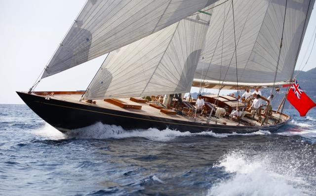 48th Régates Royales Day 2 - Shamrock V all in beauty and power - photo © Didier Ravon / YCC
