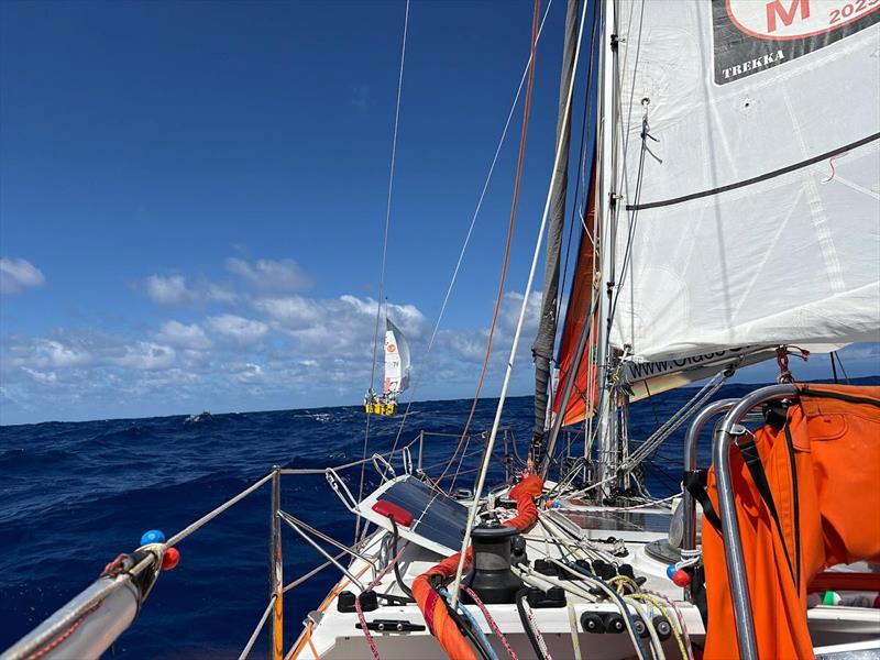 No more Hydrovane! Ertan Beskardes faces 1,000 miles to Durban after a single screw dropped, disables his critical self-steering gear - photo © Ertan Beskardes / MGR2025