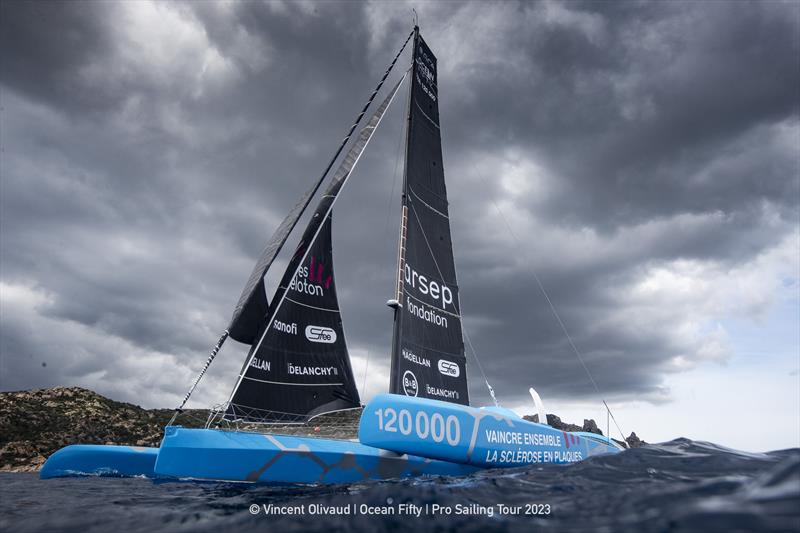 Pro Sailing Tour 2023 photo copyright Vincent Olivaud / Ocean Fifty / Pro Sailing Tour 2023 taken at  and featuring the OCEAN50 class