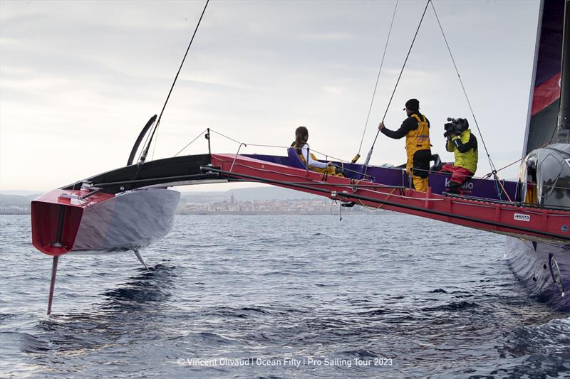 Pro Sailing Tour 2023 photo copyright Vincent Olivaud / Ocean Fifty / Pro Sailing Tour 2023 taken at  and featuring the OCEAN50 class