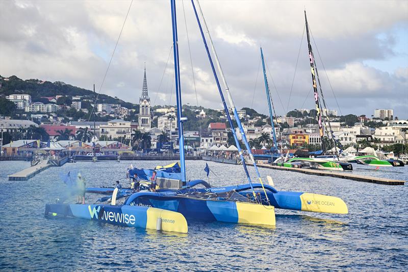 Pierre Quiroga and Gaston Morvan (Wewise) finish second in the OCEAN50 division of the Transat Café L'OR 2025 - photo © Jean-Louis Carli / Alea