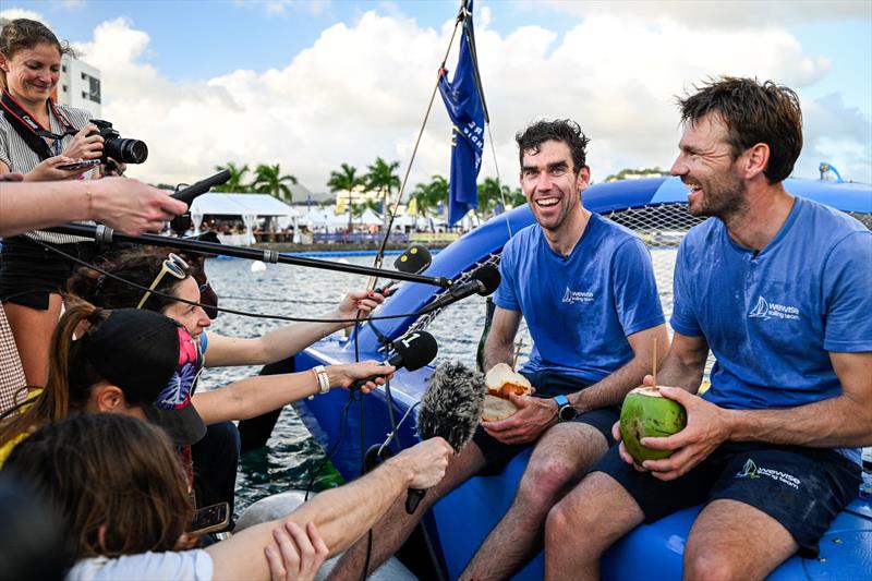 Pierre Quiroga and Gaston Morvan (Wewise) finish second in the OCEAN50 division of the Transat Café L'OR 2025 - photo © Jean-Louis Carli / Alea