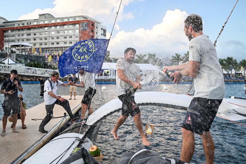 Luke Berry and Antoine Joubert (Le Rire Medecin Lamotte) finish third in the OCEAN50 division of the Transat Café L'OR 2025 - photo © Jean-Louis Carli / Alea
