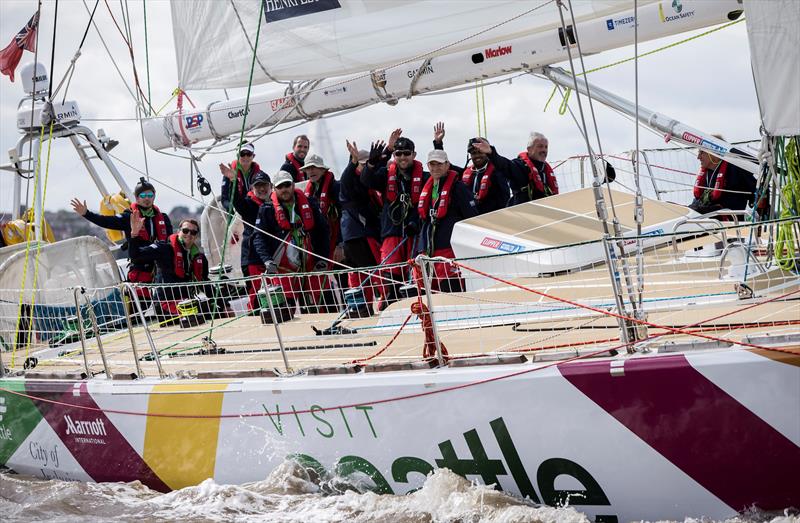 The Clipper Race 2017-18 starts from Liverpool photo copyright onEdition taken at  and featuring the Clipper 70 class