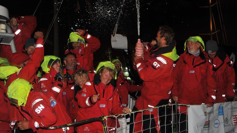 Garmin finish third in Leg 2 of the The Clipper Race 2017-18 photo copyright Clipper Ventures taken at  and featuring the Clipper 70 class