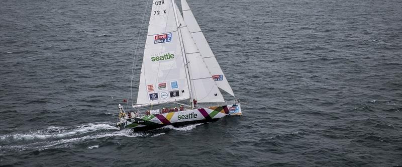 Visit Seattle - Race 8 - Clipper 2017-18 Round the World Yacht Race photo copyright onEdition taken at  and featuring the Clipper 70 class