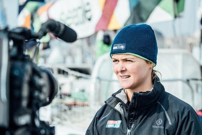 Skipper Nikki Henderson interviewed before departure - photo © Clipper Ventures