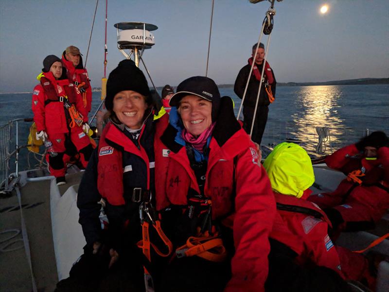 Clipper 2019-20 Race - Becky (right) with fellow Clipper Race Crew during training  photo copyright Clipper Race taken at  and featuring the Clipper 70 class