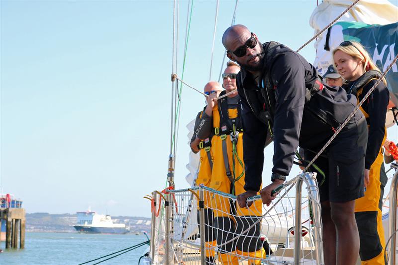 Jerome departing Clipper Race HQ for his hometown, London - photo © Clipper Race