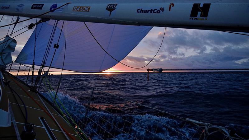 Qingdao - Clipper Round the World Yacht Race Leg 1 - Race 2, Day 27 photo copyright Barry Goble taken at  and featuring the Clipper 70 class