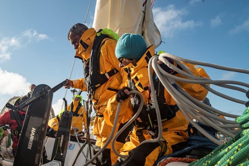 On board Zhuhai - The Clipper Race Leg 3 - Race 4, Day 13 photo copyright Clipper Race taken at  and featuring the Clipper 70 class