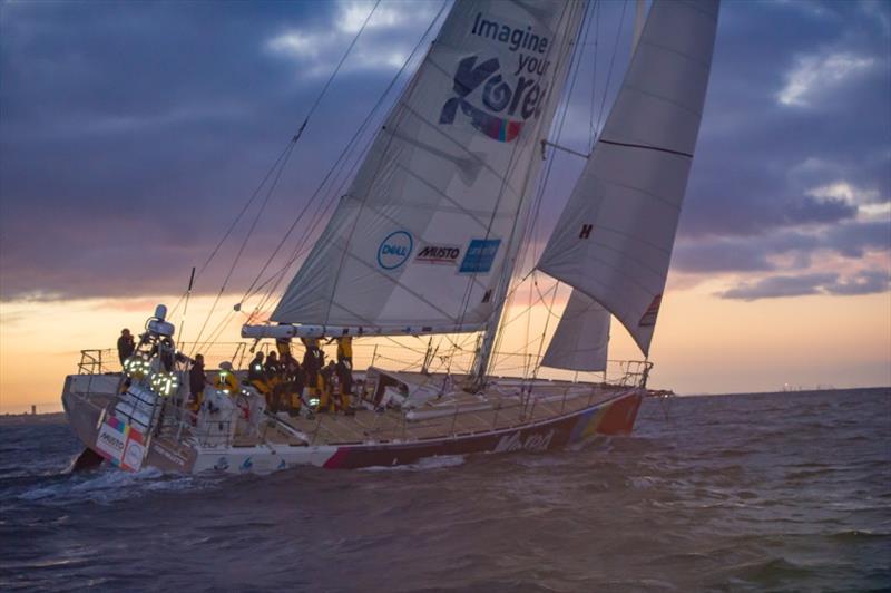 Imagine your Korea sails into Fremantle, Australia after crossing the Southern Ocean - Clipper 2019-20 Race - photo © Clipper Ventures