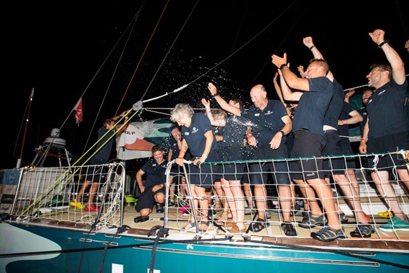 The Ha Long Bay, Viet Nam team celebrating - photo © Clipper Ventures