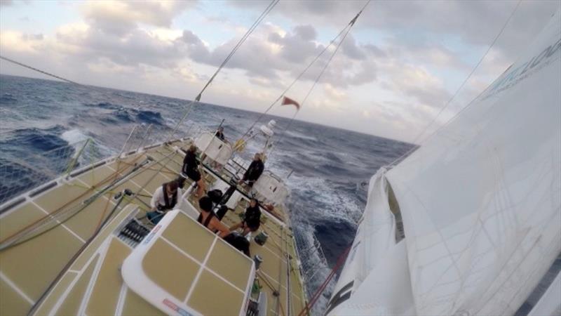 Onboard WTC Logistics - The Clipper Race Leg 5 - Race 6, Day 22 photo copyright Clipper Race taken at  and featuring the Clipper 70 class