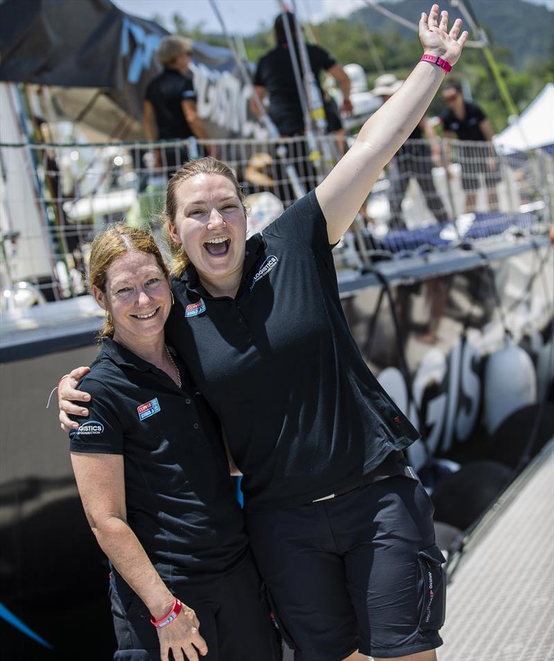 Melanie and Jasmine about to slip lines from Whitsundays to Subic Bay - Clipper Race 2019-20 - photo © Brooke Miles Photography