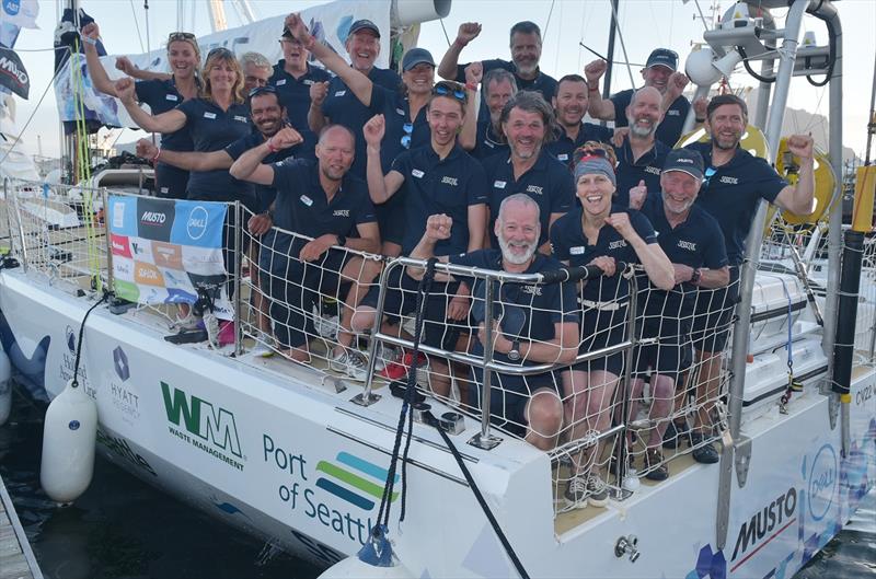 Clipper Race Seattle crew photo copyright Bruce Sutherland taken at  and featuring the Clipper 70 class