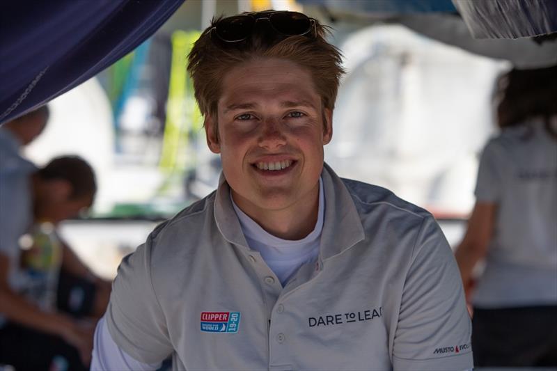 Clipper Race crew Dario Schwendener - photo © Matthew Dickens / imagecomms