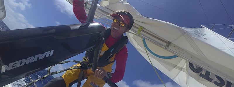 Queenie Wang hadn't sailed before signing up to the Clipper Race photo copyright Clipper Race taken at  and featuring the Clipper 70 class