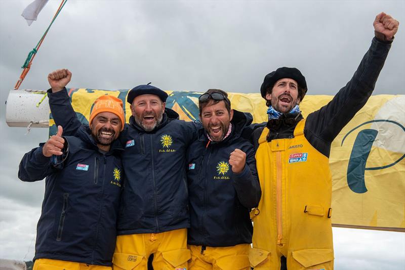 Punta del Este Race Crew with AQP, Nano - Clipper Round the World Yacht Race 14 photo copyright Clipper Race taken at  and featuring the Clipper 70 class