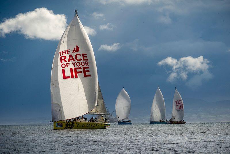 Race 15 gets underway photo copyright Clipper Ventures taken at  and featuring the Clipper 70 class