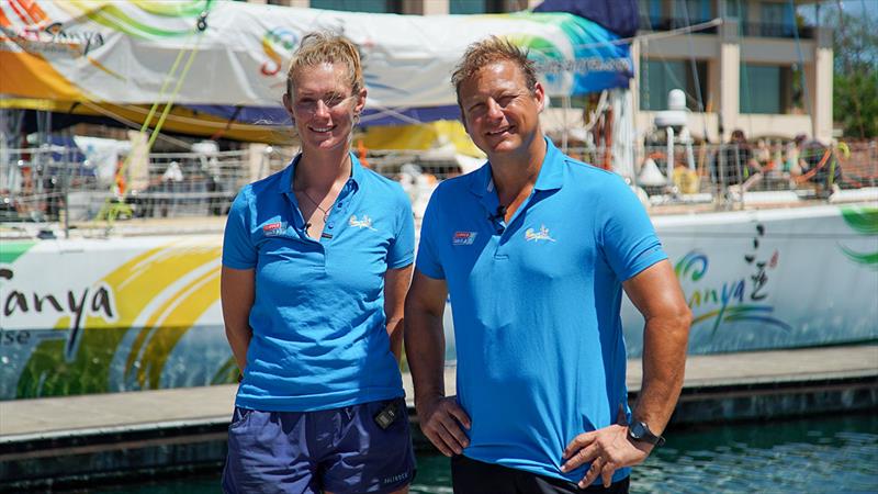 Mary as AQP with Skipper Mike Miller - Clipper Round the World Race - photo © Clipper Race