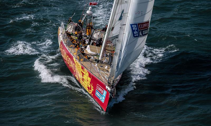 The Qingdao team yacht in the Clipper 2219-20 Race  photo copyright Clipper Ventures taken at  and featuring the Clipper 70 class