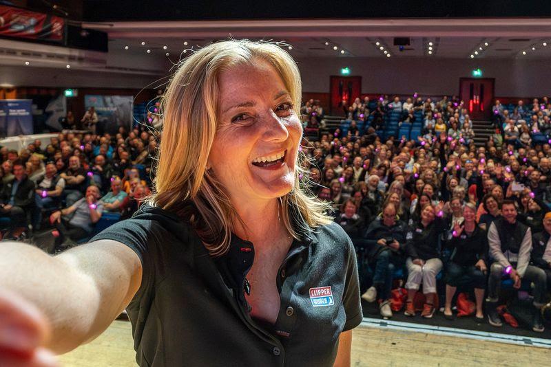 Della Parsons, Recruitment Director, at the Clipper Race Crew Allocation - The Clipper 2023-24 Race photo copyright Jason Bye taken at  and featuring the Clipper 70 class