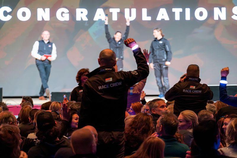 Teams were revealed by way of glowing wristbands at the Clipper Race Crew Allocation - The Clipper 2023-24 Race - photo © Jason Bye